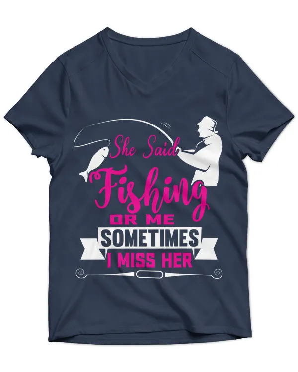 Unisex Jersey SS V-Neck T-Shirt