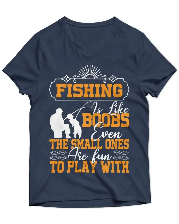 Unisex Jersey SS V-Neck T-Shirt