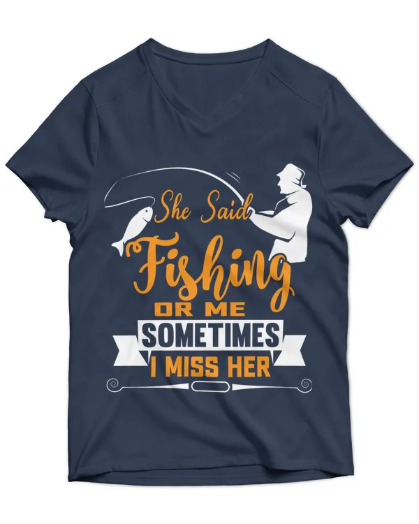 Unisex Jersey SS V-Neck T-Shirt