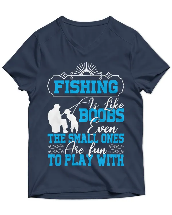 Unisex Jersey SS V-Neck T-Shirt