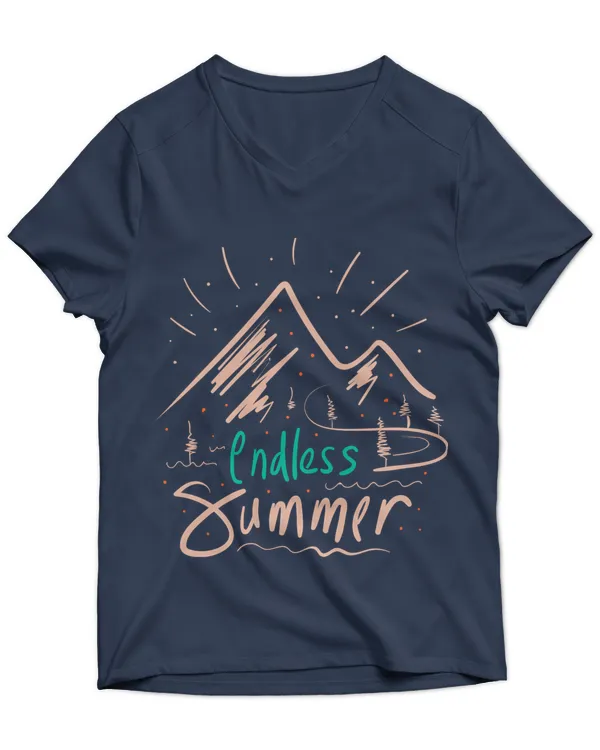 Unisex Jersey SS V-Neck T-Shirt