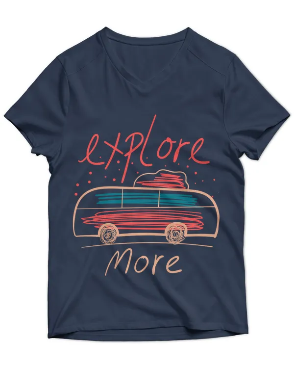 Unisex Jersey SS V-Neck T-Shirt