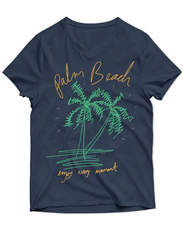 Unisex Jersey SS V-Neck T-Shirt