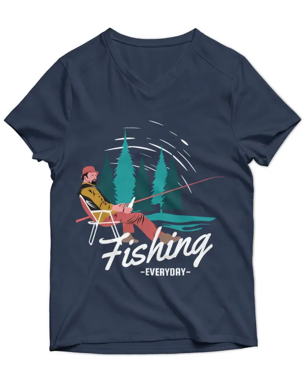 Unisex Jersey SS V-Neck T-Shirt