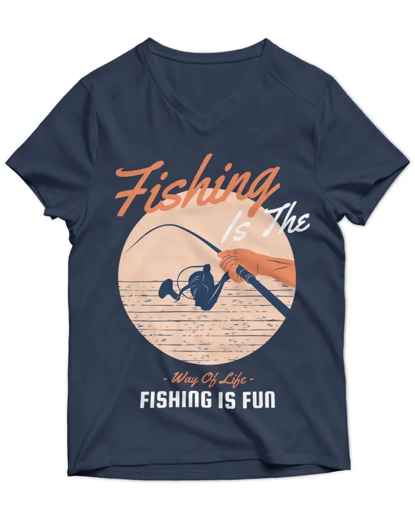 Unisex Jersey SS V-Neck T-Shirt