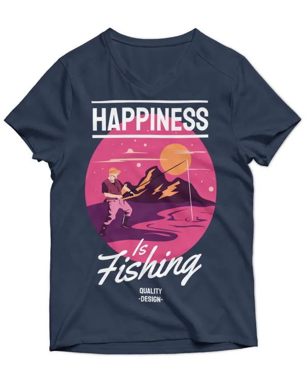 Unisex Jersey SS V-Neck T-Shirt