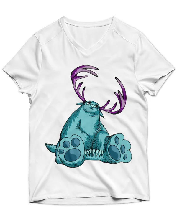 Unisex Jersey SS V-Neck T-Shirt