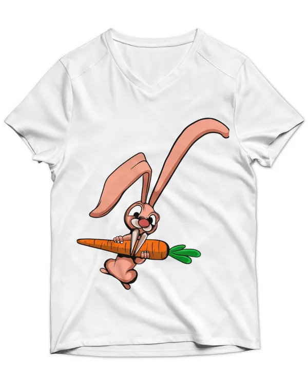 Unisex Jersey SS V-Neck T-Shirt