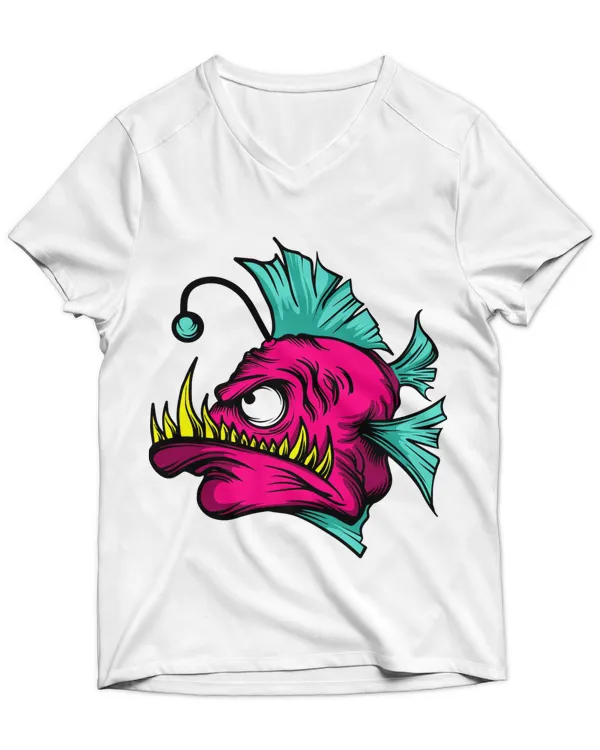 Unisex Jersey SS V-Neck T-Shirt