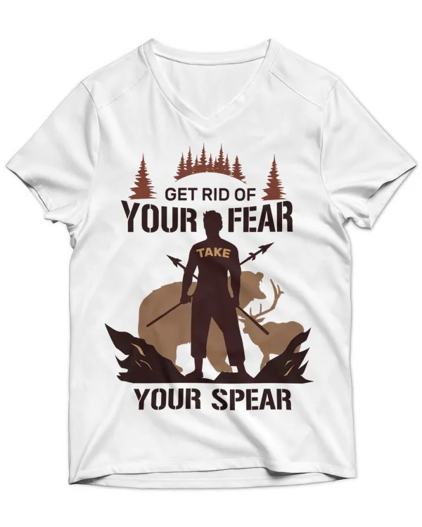 Unisex Jersey SS V-Neck T-Shirt