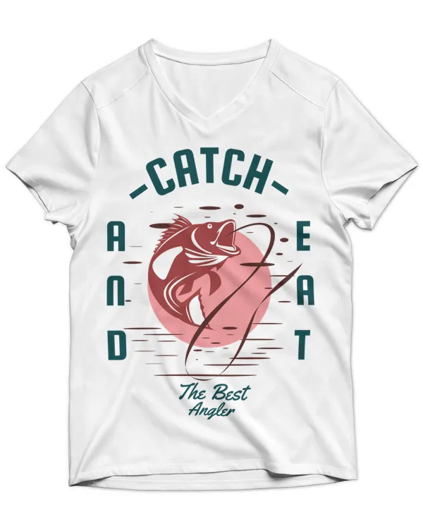 Unisex Jersey SS V-Neck T-Shirt