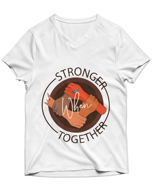 Unisex Jersey SS V-Neck T-Shirt