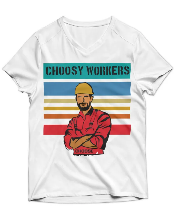 Unisex Jersey SS V-Neck T-Shirt