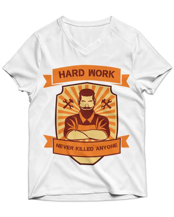 Unisex Jersey SS V-Neck T-Shirt
