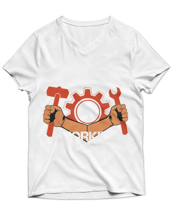 Unisex Jersey SS V-Neck T-Shirt
