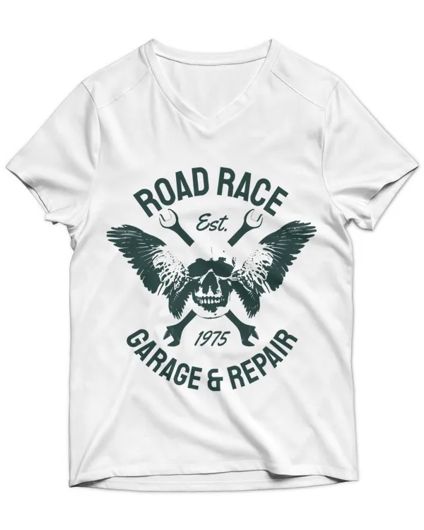 Unisex Jersey SS V-Neck T-Shirt
