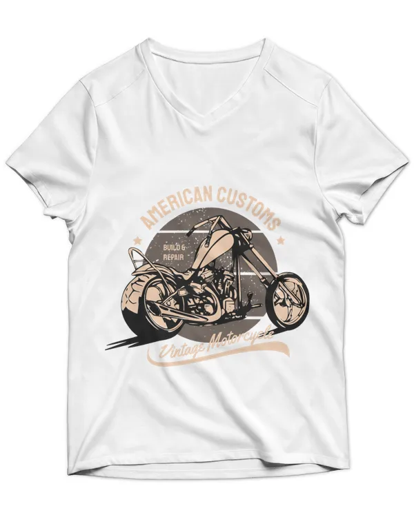 Unisex Jersey SS V-Neck T-Shirt
