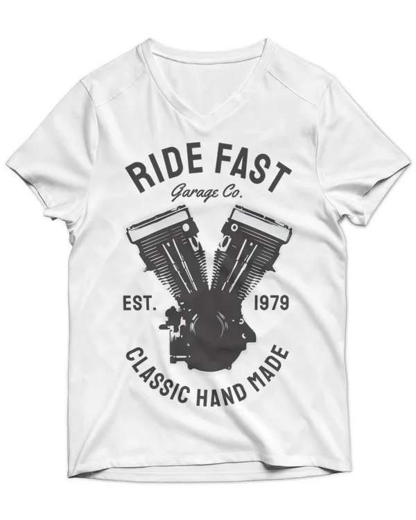 Unisex Jersey SS V-Neck T-Shirt