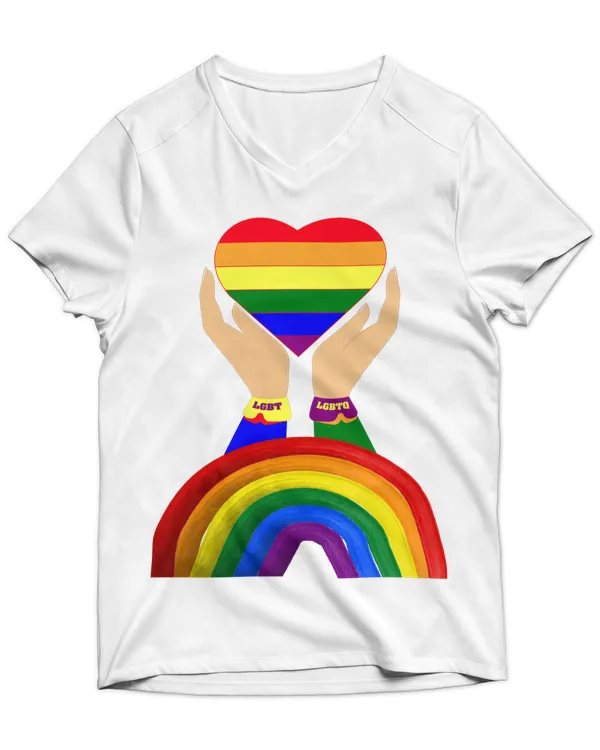 Unisex Jersey SS V-Neck T-Shirt