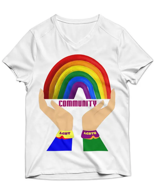 Unisex Jersey SS V-Neck T-Shirt