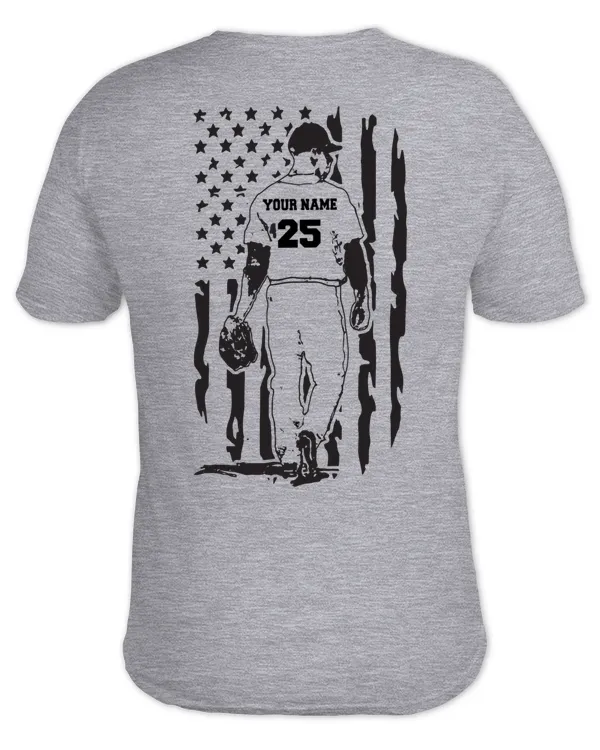 Unisex Jersey SS V-Neck T-Shirt