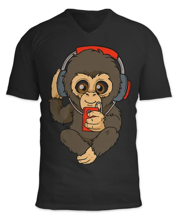 Unisex Jersey SS V-Neck T-Shirt