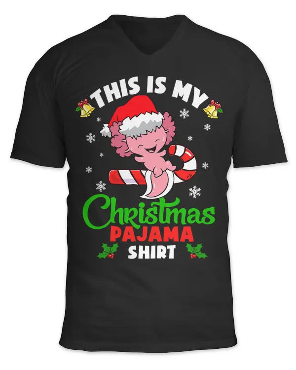 Axolotl Lover This Is My Christmas Pajama Axolotl Xmas Family Kids 86 Axolotls