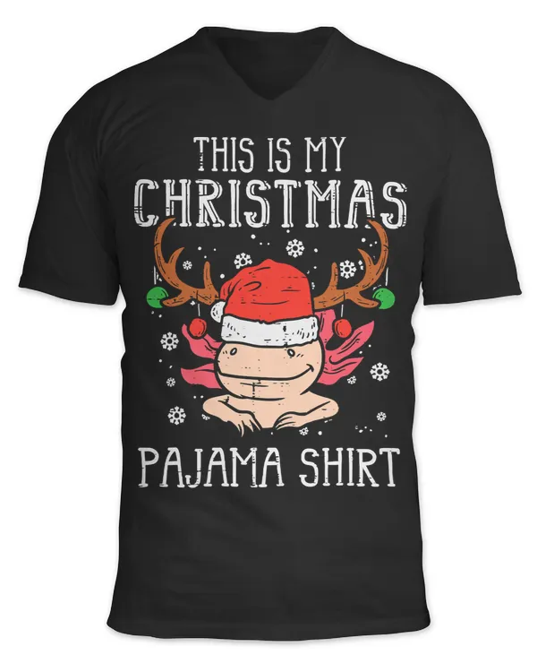Axolotl Lover This Is My Christmas Pajama Axolotl Xmas PJs Girls 249 Axolotls