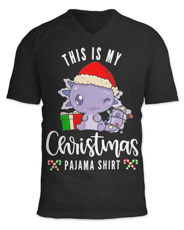 Axolotl Lover This is My Christmas Pajama Cute Axolotl Boy Girl 283 Axolotls