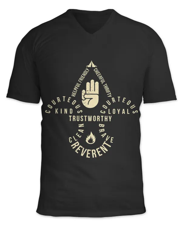 Scouting law Scout Creed Survival Nature Camping T-Shirt