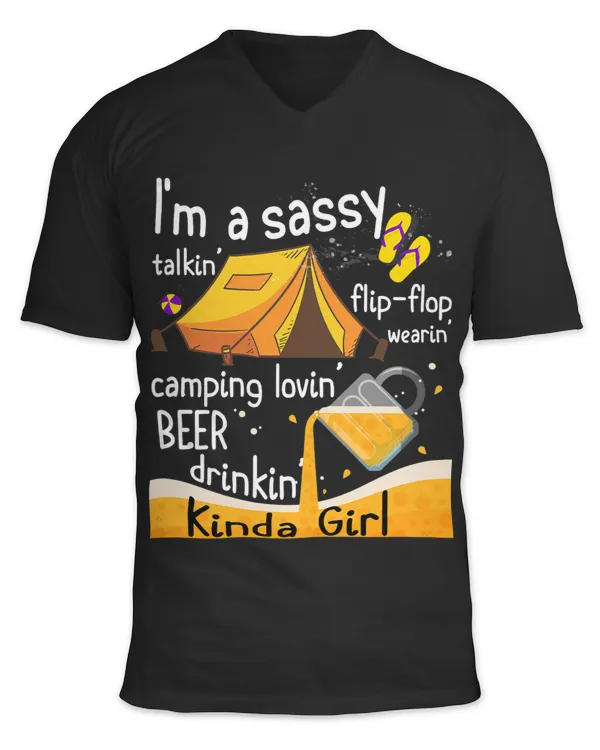 Unisex Jersey SS V-Neck T-Shirt