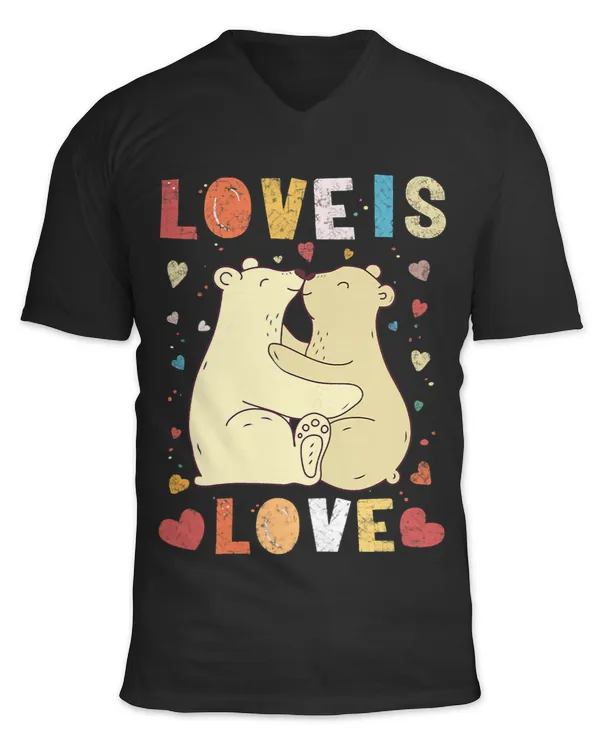 Unisex Jersey SS V-Neck T-Shirt