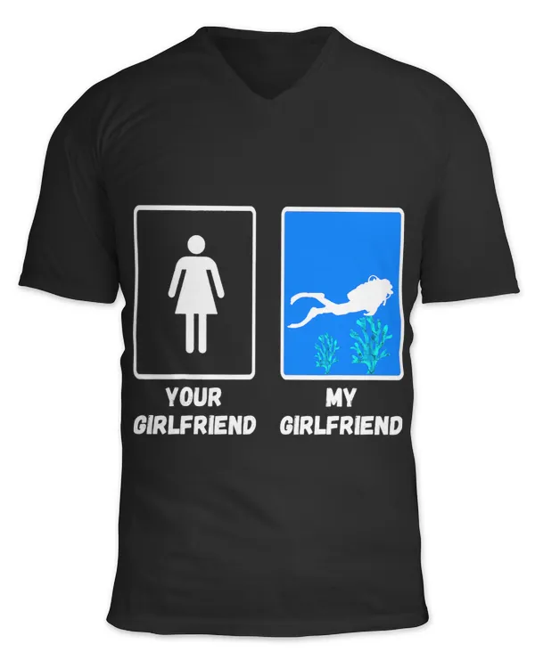 Unisex Jersey SS V-Neck T-Shirt