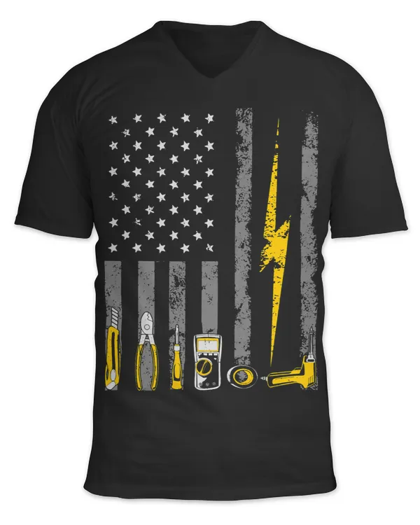 Unisex Jersey SS V-Neck T-Shirt