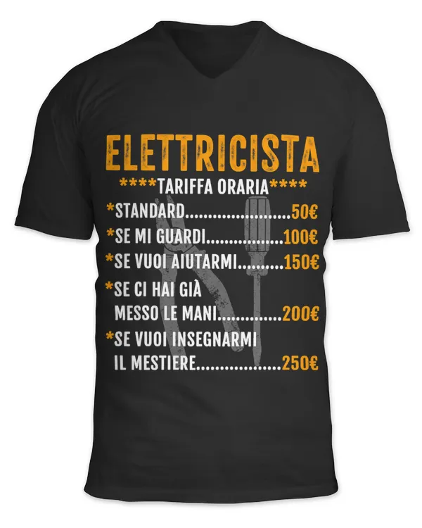 Unisex Jersey SS V-Neck T-Shirt