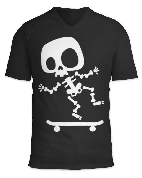 Skeleton Skulls Skateboard Halloween Costume Funny Skateboarding3 Skull