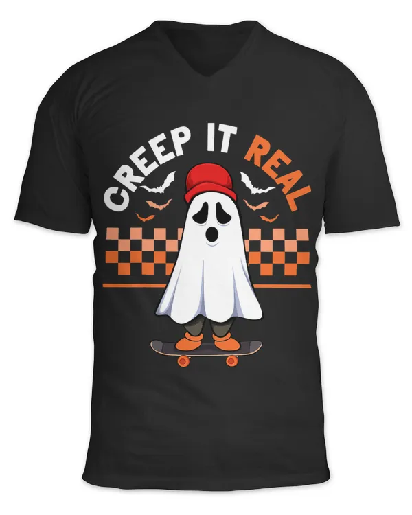 Skeleton Skulls Vintage Halloween Costume Ghost Creepy Scary Horror Retro Skull