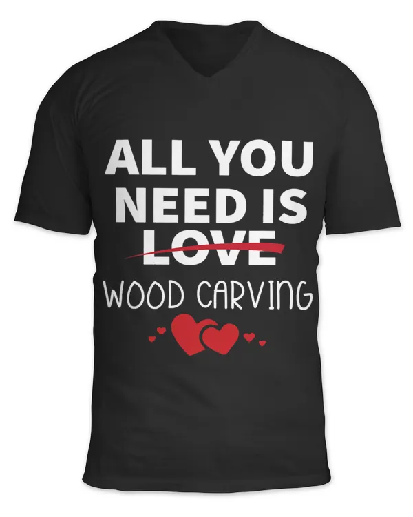 Unisex Jersey SS V-Neck T-Shirt