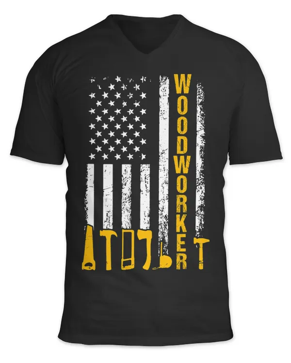 Unisex Jersey SS V-Neck T-Shirt