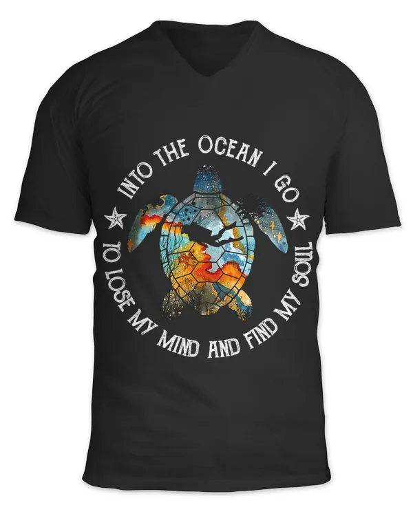 Turtle Gift Scuba Diving Into The Ocean Lose My Mind Find My Soul Turtles