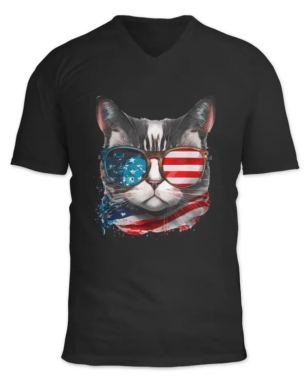 Unisex Jersey SS V-Neck T-Shirt