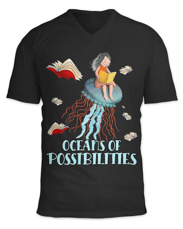 Unisex Jersey SS V-Neck T-Shirt