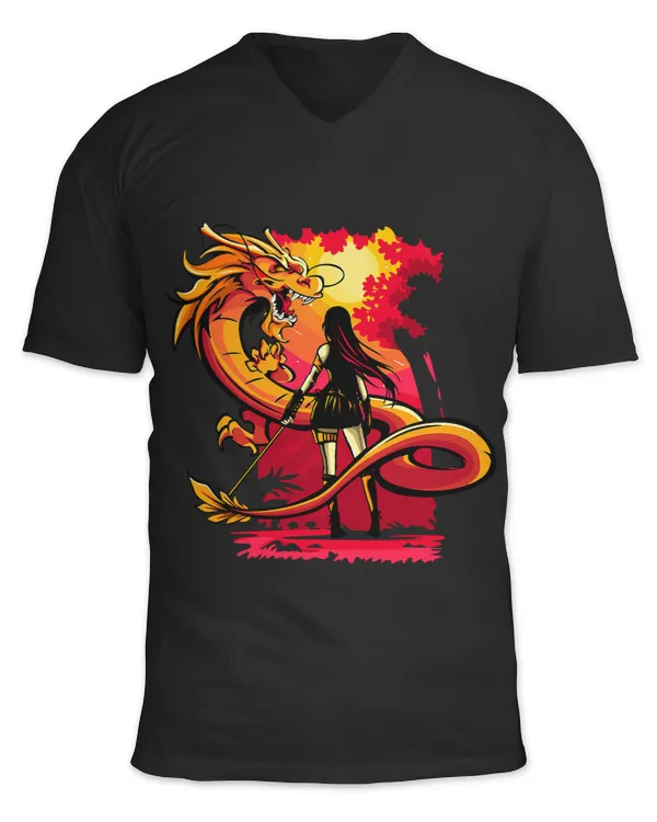 Unisex Jersey SS V-Neck T-Shirt