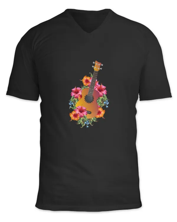 Guitarist Ukulele Guitar Hawaii Music Flowers Nature Uke Ukulele Guitar