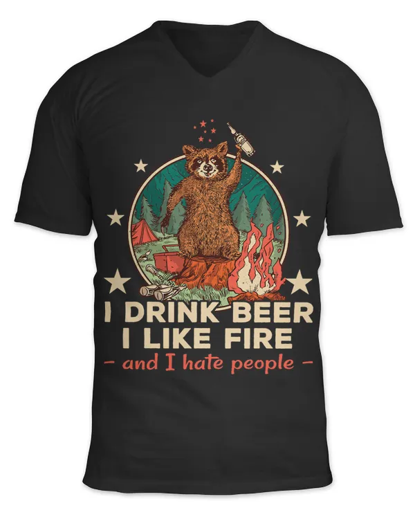 Unisex Jersey SS V-Neck T-Shirt