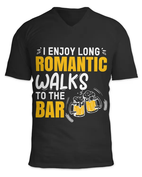 Unisex Jersey SS V-Neck T-Shirt
