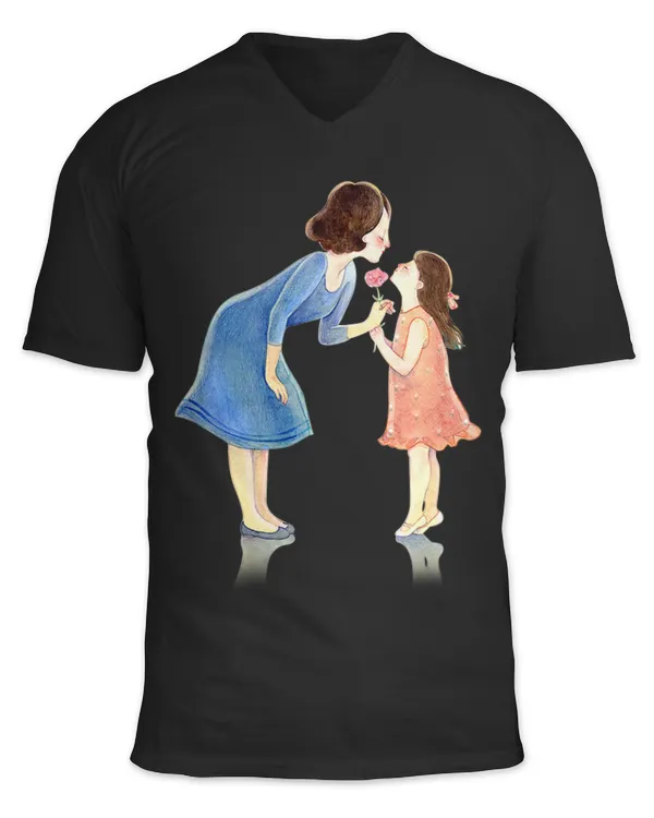 Unisex Jersey SS V-Neck T-Shirt