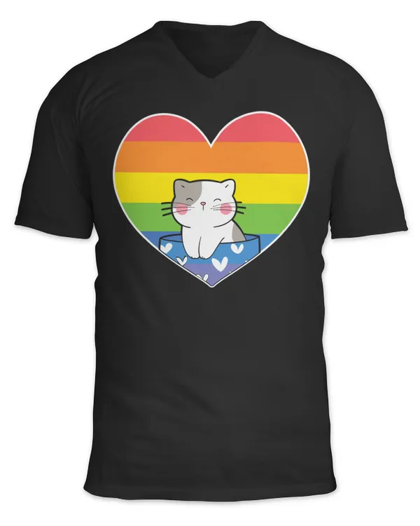 Unisex Jersey SS V-Neck T-Shirt