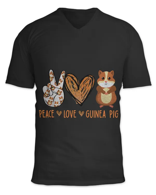 GP Guinea Pig Peace Love Pig Funny Guinea Music Arts