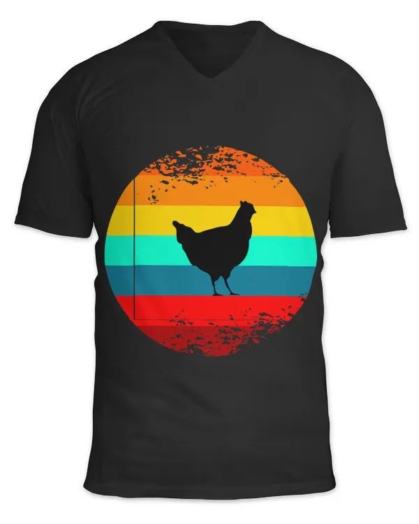 Chickens Retro Farm Animal Graphic With A Vintage Hen Chicken